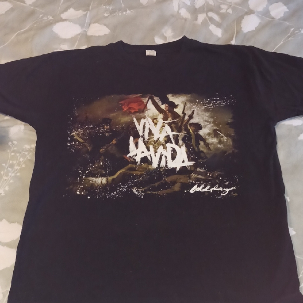 Coldplay Viva La Vida Concert Shirt